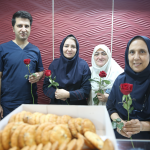 تقدیر دانش آموزان از تیم پرستاری درمانگاه انصار